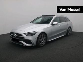② mercedes-benz c-klasse 180 amg line estate + panoramisch dak — mercedes-benz — 2ememain