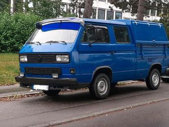 volkswagen vw t3 doka doppelkabine oldtimer h zulassung