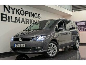 volkswagen sharan 7-sits 2.0 tdi base panorama kamera drag