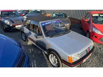 1990 peugeot 205 convertible argent manuel, 5 vitesses co...