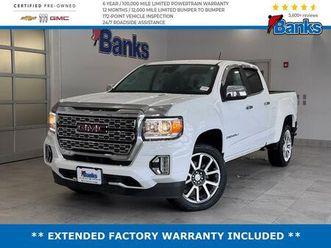 certified 2021 gmc canyon denali