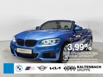 bmw 218i cabrio m-sport led ahk navi h/k klima