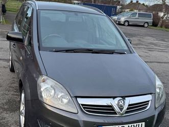 2010 7 seater vauxhall, zafira, mpv manual, 1910 (cc), 5 doors