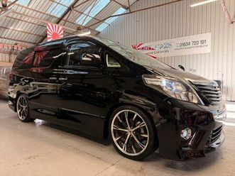 toyota alphard 2.4 240-s- 8 seater, leather, 44,000 miles, 20 inch works alloys,
