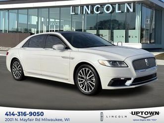 used 2019 lincoln continental select