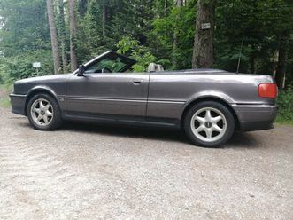 audi cabriolet 2.6 v6 e-verdeck, lz1t, leder scheckheft oldtimer