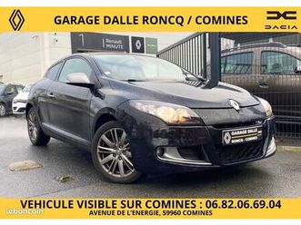 renault mégane 3 coupe 1.5dci 110cv gt line radars ar/gps/clim/mains libres