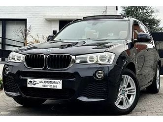 bmw x3 2.0 d xdrive 163ch - pack m - toit ouv - cuir - navi - pdc