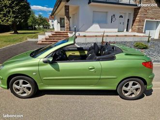 peugeot 206 cc 2005 vert maori