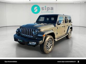 jeep wrangler jl unlimited 4xe 2.0 l t 380 ch phev 4x4 bva8 overland 5p