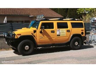 hummer h2 2003 jaune éthanol / essence