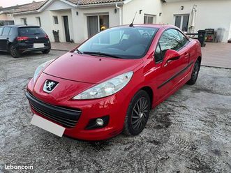 peugeot 207 cc 1.6 essence – 2010 – ct ok 03/2026 – freins av neufs
