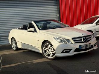 mercedes benz classe e 350 cdi cabriolet 3.0 v6 7g-tronic 231cv full options