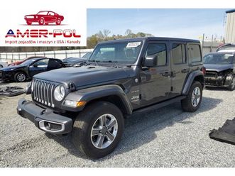 jeep wrangler unlimited sahara v6 3.6l, od ubezpieczalni 3.6 benzyna 285km