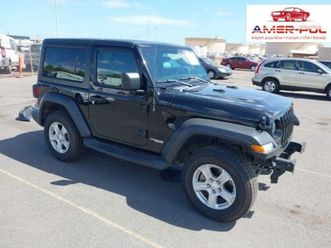 jeep wrangler 2021, 3.6l, 4x4, sport s, od ubezpieczalni 3.6 benzyna 285km
