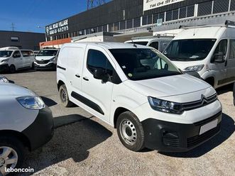 citroën berlingo hdi 100 cv 1000kg de charge 3 places tva recuperable 1ere main entretien complet a jour