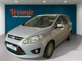 ford grand c-max 1.6 turbo 150 cv bvm6 titanium/5pl/1e main/69 500km/distri2025/suivi full/radars