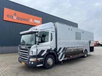 scania p230 top: multifunct. ruimte met airco (camper?), 22k — vrachtwagens — marktplaats