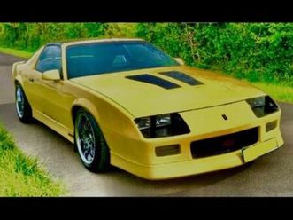 camaro iroc z28 yellow gold edition