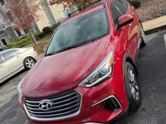 2018 hyundai santa fe xl 3row 92k miles