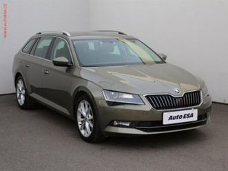 škoda superb, 2.0tdi 4x4, čr, at, 4x4, kůže, kombi