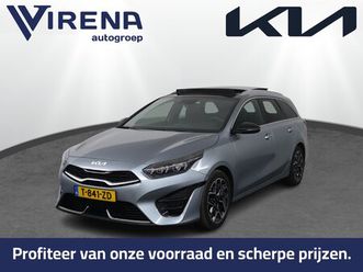 kia ceed sportswagon 1.5 t-gdi gt-line - sportstoelen - panorama dak - elektrische achterklep - adaptive cruise control - navigatie - fabrieksgarantie tot 10-20