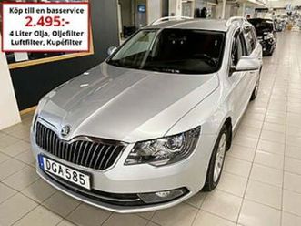 skoda superb kombi 2.0 tdi 4wd automat ambition 170hk
