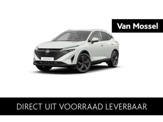 nissan qashqai mild-hybrid 140 6mt tekna + panoramisch glazen dak + cold pack | 12.3 tft digitale cockpit | audiosysteem met dab, apple carplay & android auto,