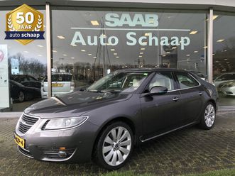 saab 9-5 2.0t vector exklusiv xwd automaat | rijklaar incl garantie | 19 inch velgen headup display xenon navigatie