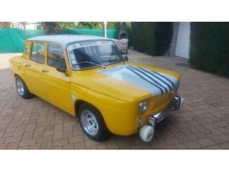 1963 renault 8 orange manuel, 4 vitesses conduite à gauch...