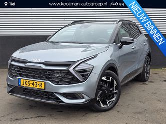 kia sportage 1.6 t-gdi plug-in hybrid awd gt-line schuif-/kanteldak, stoel- & stuurverwarming, navigatie apple carplay/android auto, dodehoek detectie