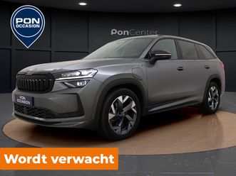 skoda kodiaq 1.5 tsi 204 pk phev sportline business | led matrix | camera | stoelverwarming v+a | parkeerhulp | 19'' |