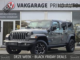 jeep wrangler unlimited 4xe 380 rubicon |stoel+stuurvw|navi|camera|softtop| 4079 | suv/terreinwagen/cabriolet/overland/sahara/rubicon