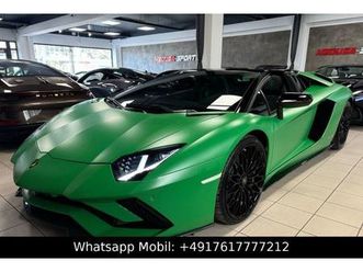 lamborghini aventador s roadster green ext&int carbon fullop
