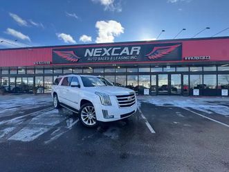 2018 cadillac escalade esv luxury 7 pass 4wd leather sunroof nav