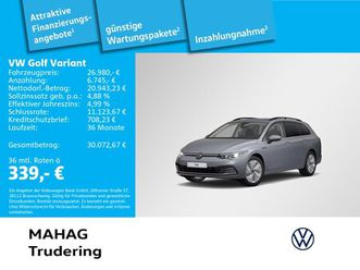 golf viii variant style 2.0 tdi ahk led+ navi parkpilot appconnect dsg