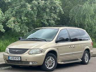 2001 chrysler grand voyager 3.3 limited 5dr auto mpv petrol automatic