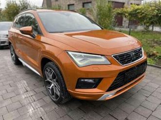 ② seat ateca ateca 2.0 tsi fr 4drive dsg leder/pano/gps/alu-19 — seat — 2ememain