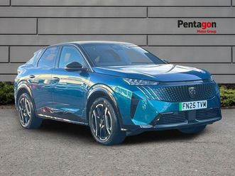 used peugeot e 3008 2025 73kwh gt suv 5dr electric auto (210 ps)