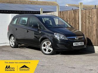 vauxhall zafira 1.8 16v exclusiv mpv 5dr petrol manual euro 5 (120 ps)