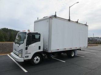 2014 isuzu npr hd box truck-low miles