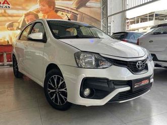 toyota etios 1.5 platinum sedan auto