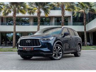 infiniti qx60 qx60 luxe | 3,232 p.m | 0% downpayment | agency warranty 2027!