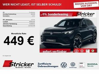volkswagen tiguan r-line 1.5 449,- mtl.! dsg klima navi l