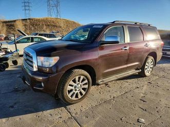 toyota sequoia platinum* 4x4* red rock*