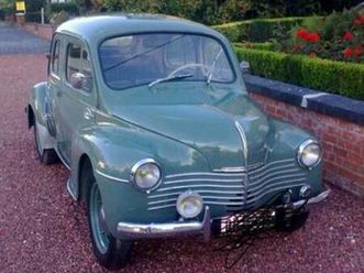 ② superbe 4 cv 1952 version grand luxe — renault — 2ememain