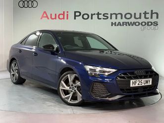 2025 audi a3 saloon 35 tfsi black edition 4dr s tronic