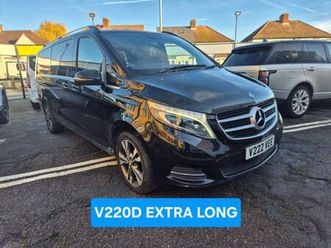 2017 mercedes-benz v-class v220 d sport 5dr auto [extra long] mpv diesel automatic