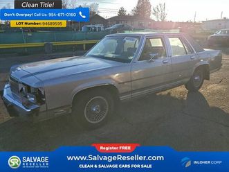 1990 ford crown victoria lx sedan