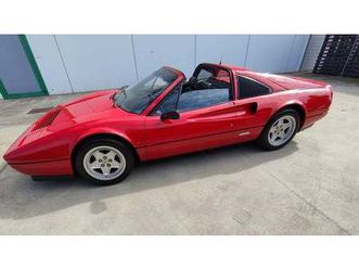 1988 ferrari 328 rouge manuel, 5 vitesses conduite à gauc...